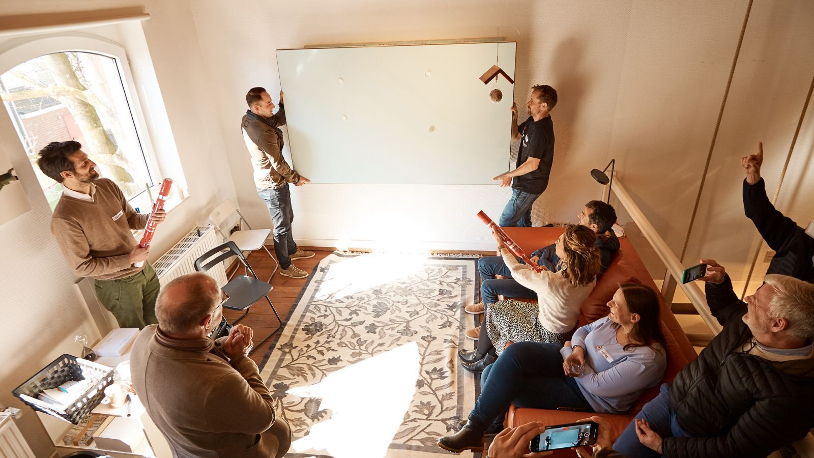 Der "Spidertisch" wird eingeweiht